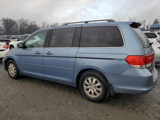 5FNRL38608B046904 - 2008 HONDA ODYSSEY EXL BLUE photo 2