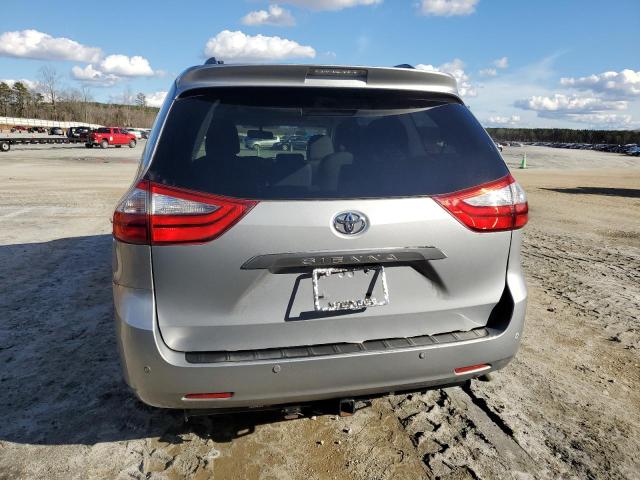 5TDYK3DC1FS609008 - 2015 TOYOTA SIENNA XLE SILVER photo 6