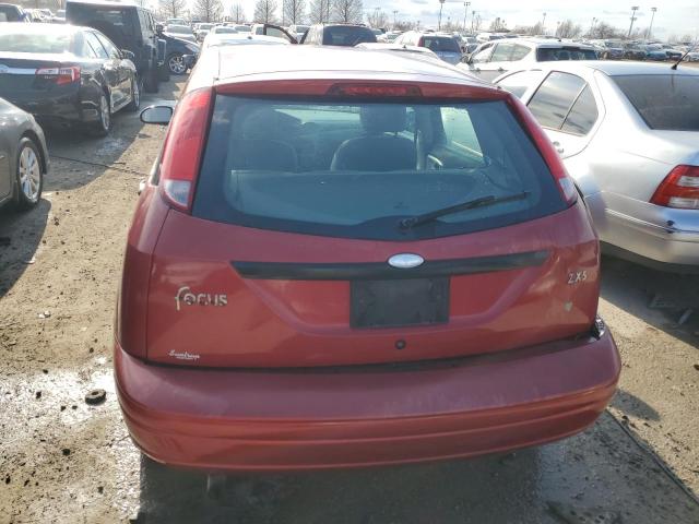 3FAFP37364R106052 - 2004 FORD FOCUS ZX5 RED photo 6