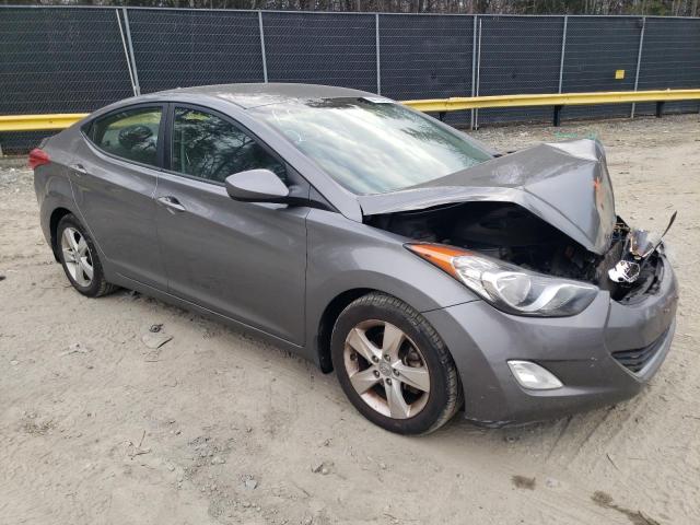 5NPDH4AE6DH221185 - 2013 HYUNDAI ELANTRA GLS GRAY photo 4