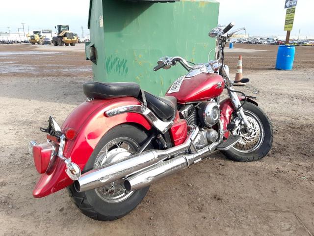 JYAVM01E67A118445 - 2007 YAMAHA XVS650 RED photo 4