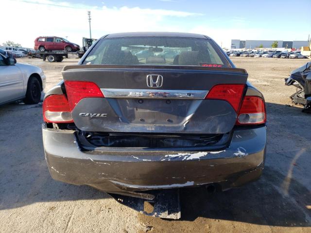 19XFA16699E031616 - 2009 HONDA CIVIC LX-S Մոխրագույն լուսանկար 6