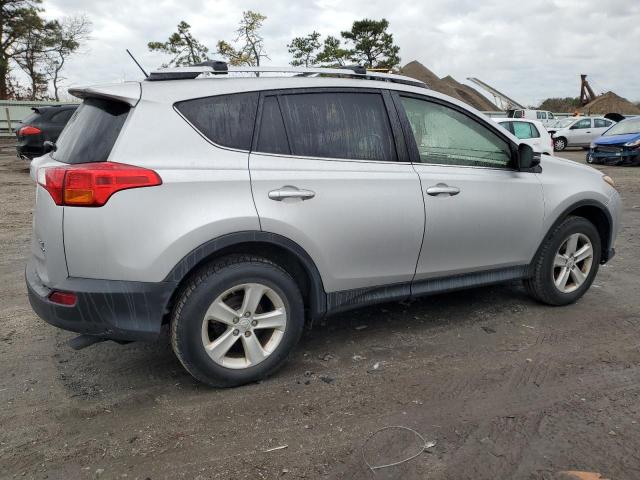 JTMRFREV8ED090223 - 2014 TOYOTA RAV4 XLE SILVER photo 3