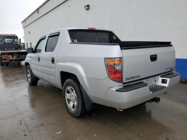 2HJYK16217H543290 - 2007 HONDA RIDGELINE RT SILVER photo 2