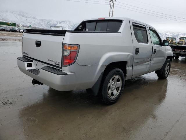 2HJYK16217H543290 - 2007 HONDA RIDGELINE RT SILVER photo 3