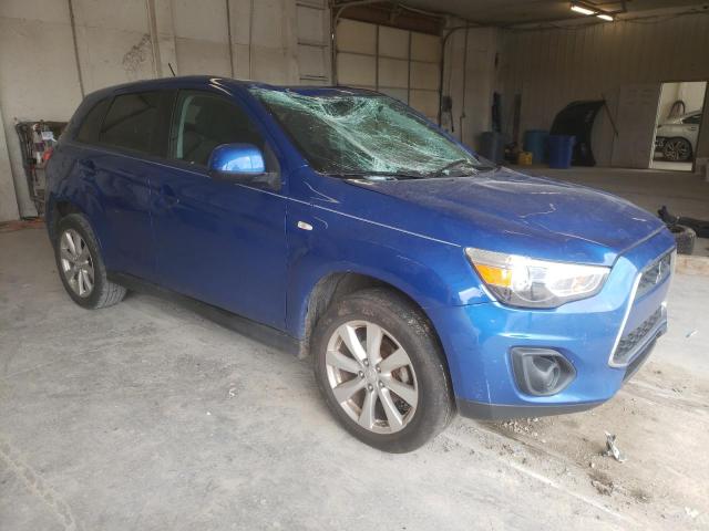 4A4AP3AU4FE047572 - 2015 MITSUBISHI OUTLANDER ES BLUE photo 4