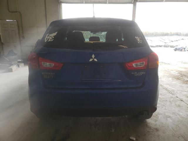 4A4AP3AU4FE047572 - 2015 MITSUBISHI OUTLANDER ES BLUE photo 6