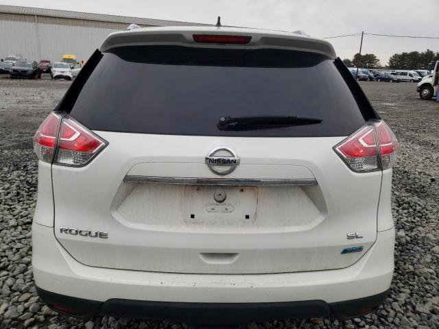 5N1AT2MT6EC781149 - 2014 NISSAN ROGUE S WHITE photo 6