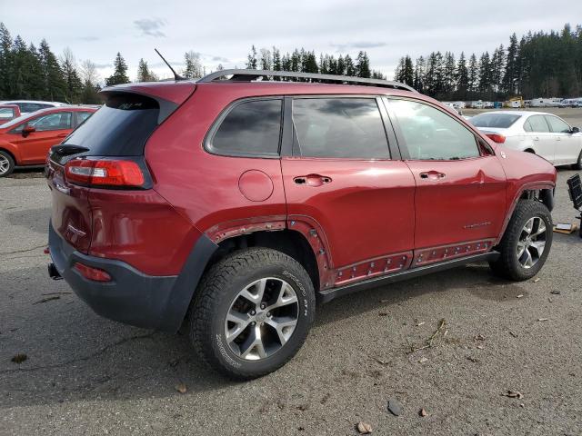 1C4PJMBS1EW120606 - 2014 JEEP CHEROKEE TRAILHAWK 红色 照片 3