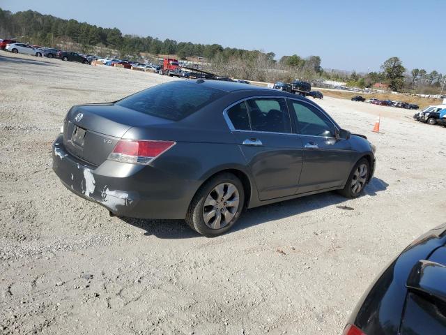 1HGCP36828A034388 - 2008 HONDA ACCORD EXL GRAY photo 3