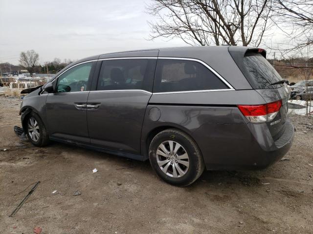 5FNRL5H32GB091391 - 2016 HONDA ODYSSEY SE GRAY photo 2