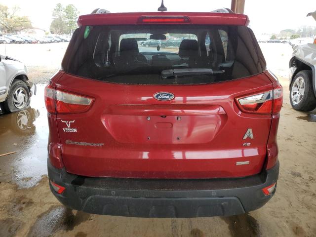 MAJ3P1TE1JC174316 - 2018 FORD ECOSPORT SE RED photo 6