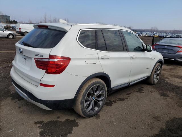 5UXWY3C50F0E95676 - 2015 BMW X3 XDRIVE28D WHITE photo 3