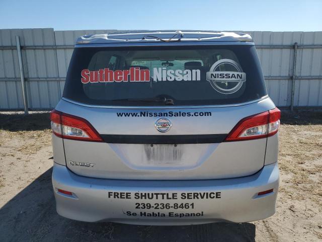 JN8AE2KP2F9131130 - 2015 NISSAN QUEST S SILVER photo 6