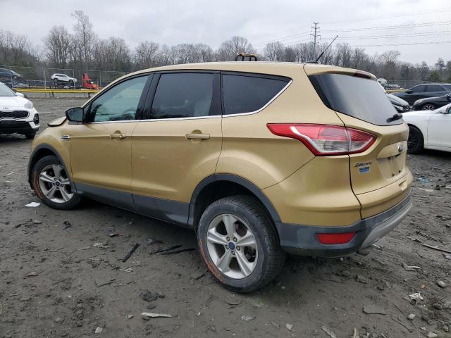 1FMCU0GX8EUE34845 - 2014 FORD ESCAPE SE GOLD photo 2