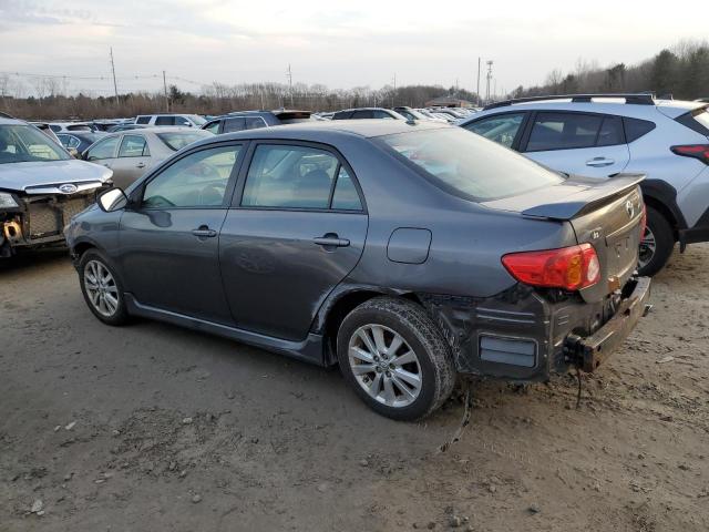 2T1BU4EE6AC229959 - 2010 TOYOTA COROLLA BASE GRAY photo 2