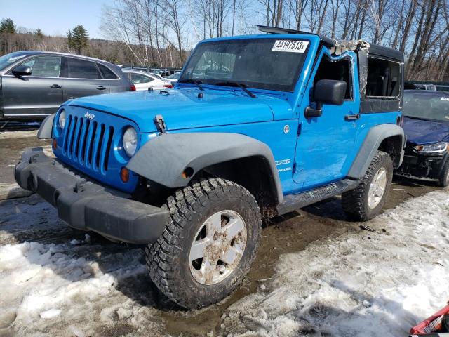 1J4AA2D11BL568298 - 2011 JEEP WRANGLER SPORT BLUE photo 1