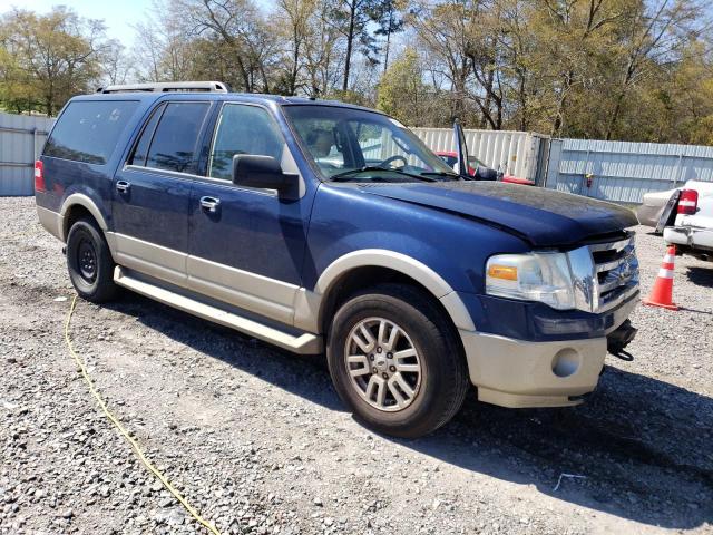 1FMFK18599EB10700 - 2009 FORD EXPEDITION EL EDDIE BAUER BLUE photo 4