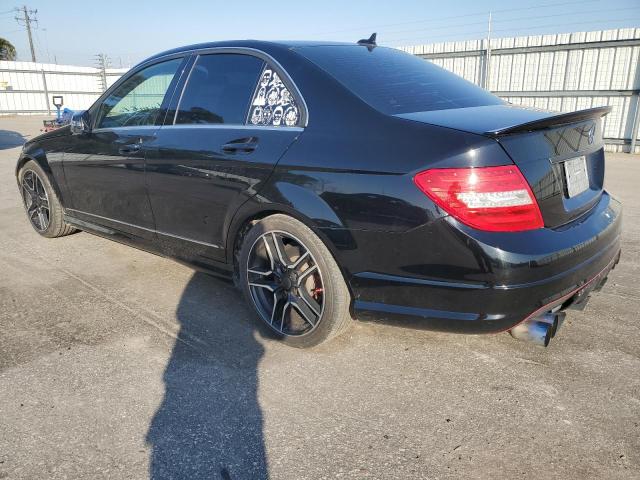 WDDGF5EB8BF635381 - 2011 MERCEDES-BENZ C 300 BLACK photo 2