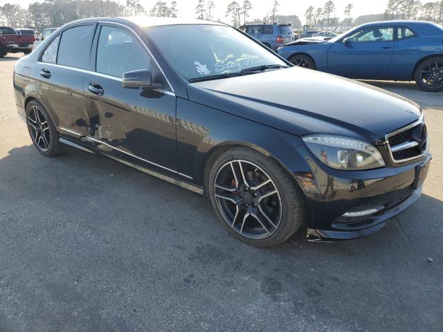 WDDGF5EB8BF635381 - 2011 MERCEDES-BENZ C 300 BLACK photo 4