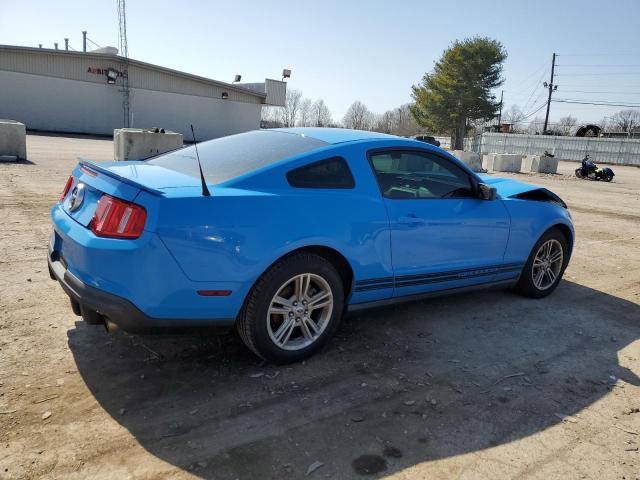 1ZVBP8AN0A5120542 - 2010 FORD MUSTANG BLUE photo 3