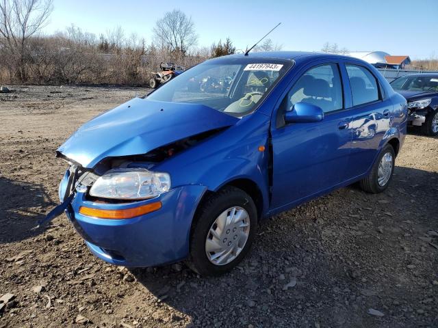 KL1TD52634B256179 - 2004 CHEVROLET AVEO BLUE photo 1