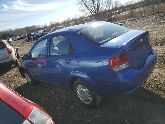 KL1TD52634B256179 - 2004 CHEVROLET AVEO BLUE photo 2