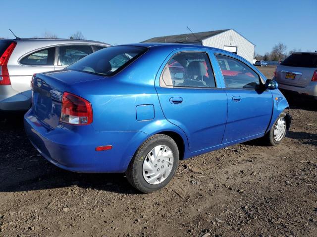 KL1TD52634B256179 - 2004 CHEVROLET AVEO BLUE photo 3