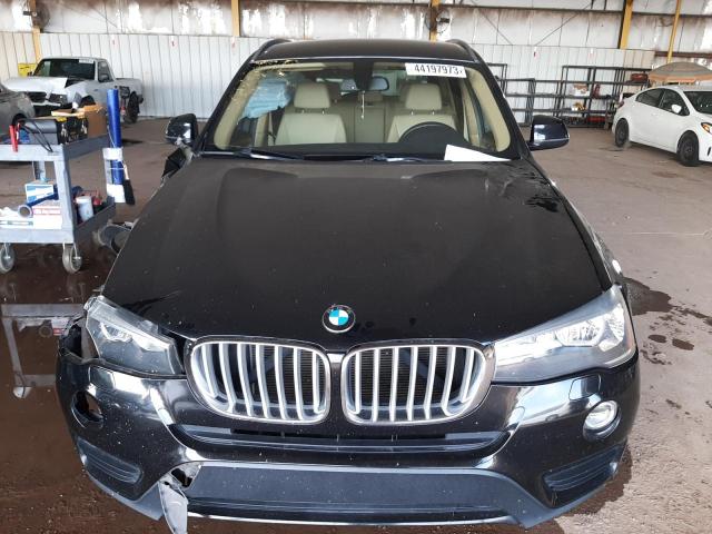 5UXWX9C50F0D47629 - 2015 BMW X3 XDRIVE28I BLACK photo 5