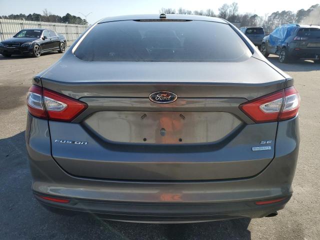 3FA6P0HR7DR317598 - 2013 FORD FUSION SE GRAY photo 6