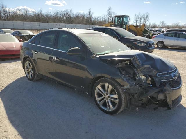 1G1PH5SC0C7145006 - 2012 CHEVROLET CRUZE LTZ BLACK photo 4