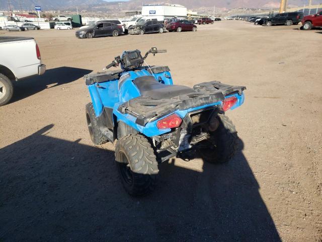 4XASEE500JA237414 - 2018 POLARIS SPORTSMAN 450 H.O. EPS BLUE photo 3