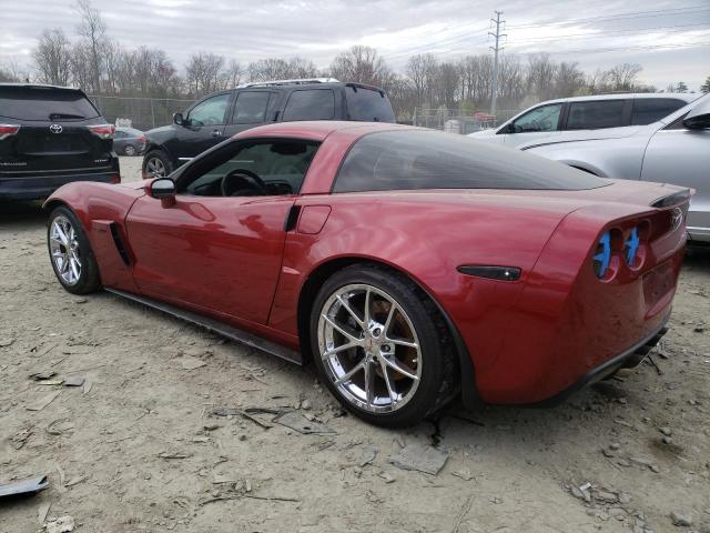 1G1YL2DE4C5110190 - 2012 CHEVROLET CORVETTE Z06 RED photo 2