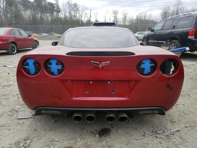 1G1YL2DE4C5110190 - 2012 CHEVROLET CORVETTE Z06 RED photo 6