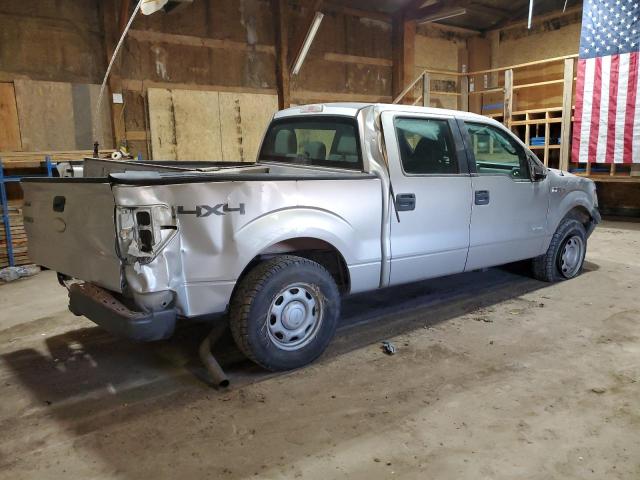 1FTFW1ET9CFA45246 - 2012 FORD F150 SUPERCREW GRAY photo 3