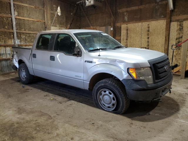 1FTFW1ET9CFA45246 - 2012 FORD F150 SUPERCREW GRAY photo 4