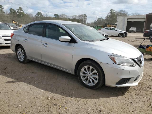 3N1AB7APXKY431282 - 2019 NISSAN SENTRA S SILVER photo 4