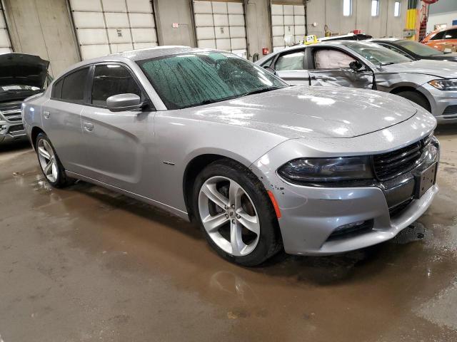 2C3CDXCT1JH260540 - 2018 DODGE CHARGER R/T GRAY photo 4