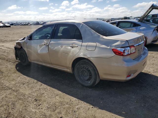 JTDBU4EEXB9162466 - 2011 TOYOTA COROLLA BASE GOLD photo 2