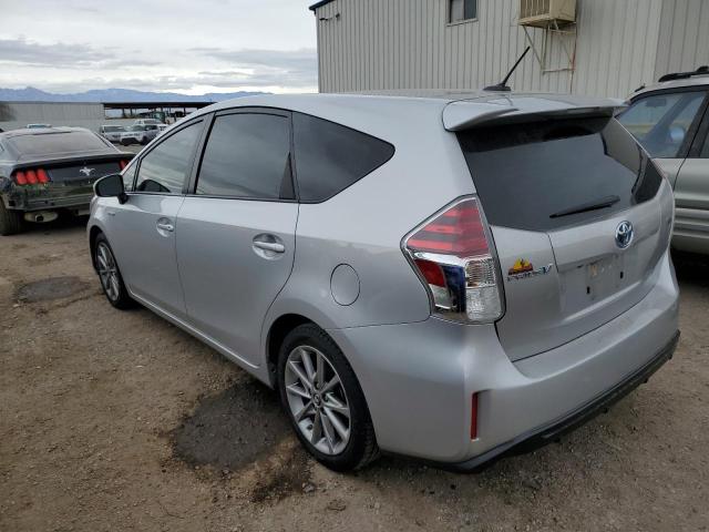 JTDZN3EU6FJ037871 - 2015 TOYOTA PRIUS V SILVER photo 2