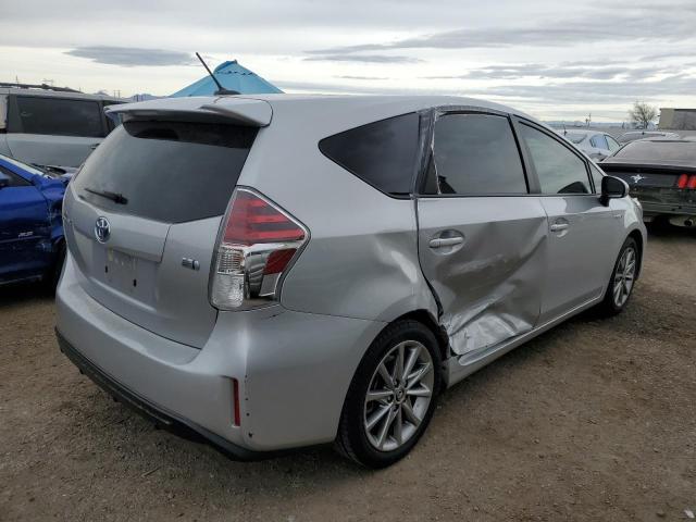 JTDZN3EU6FJ037871 - 2015 TOYOTA PRIUS V SILVER photo 3