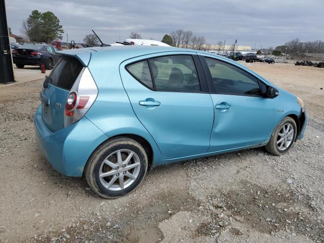 JTDKDTB39C1024804 - 2012 TOYOTA PRIUS C BLUE photo 3