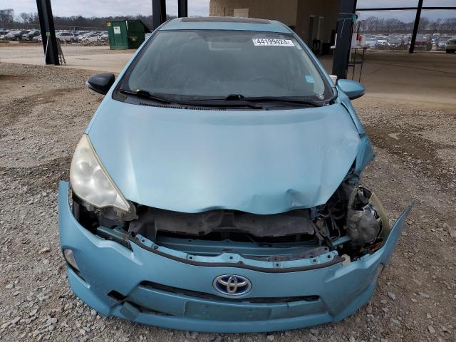 JTDKDTB39C1024804 - 2012 TOYOTA PRIUS C BLUE photo 5