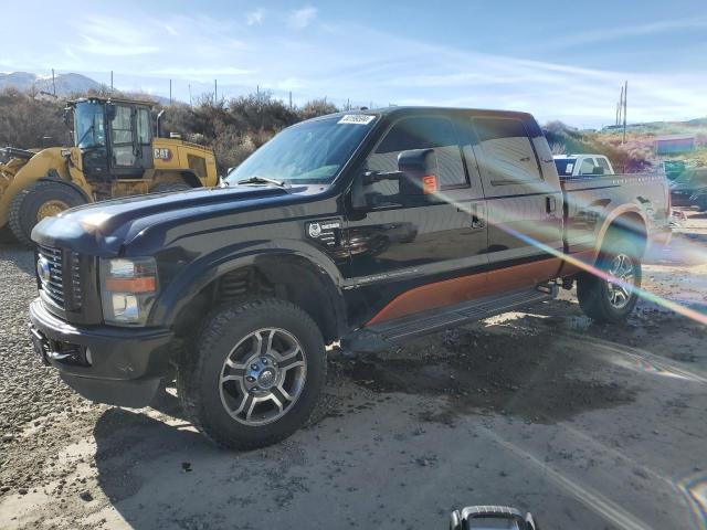 1FTWW31R58ED02325 - 2008 FORD F350 SRW SUPER DUTY BLACK photo 1