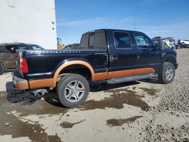 1FTWW31R58ED02325 - 2008 FORD F350 SRW SUPER DUTY BLACK photo 3