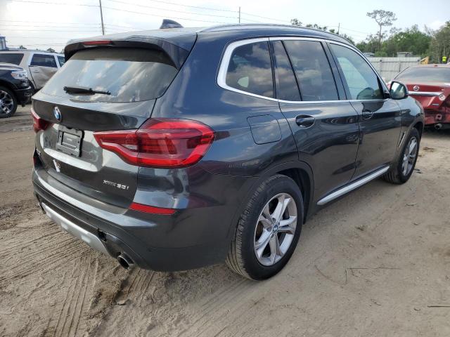 5UXTY5C09M9H84826 - 2021 BMW X3 XDRIVE30I BLACK photo 3