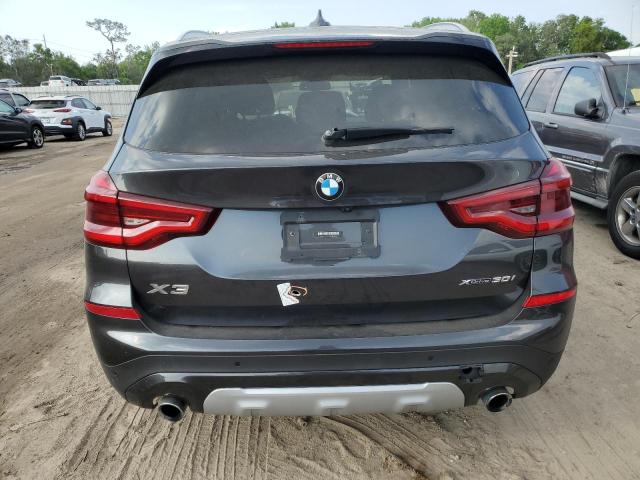 5UXTY5C09M9H84826 - 2021 BMW X3 XDRIVE30I BLACK photo 6