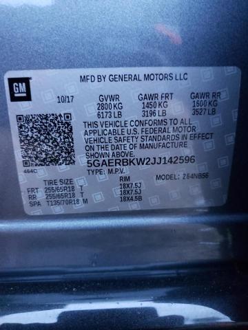 5GAERBKW2JJ142596 - 2018 BUICK ENCLAVE ESSENCE 灰色 照片 14