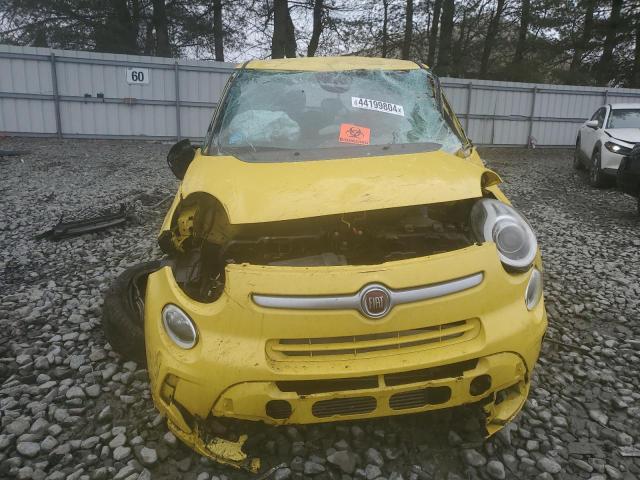 ZFBCFADH6EZ021510 - 2014 FIAT 500L TREKKING YELLOW photo 5