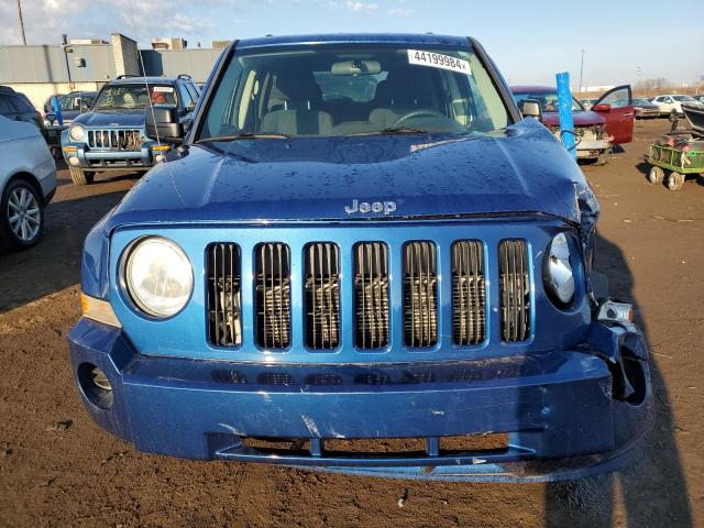 1J4NF2GB8AD530874 - 2010 JEEP PATRIOT SPORT BLUE photo 5